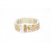 Bracelet Silver Sterling 925 Jewelry Golden Topaz Stone Women Handmade Gift C880